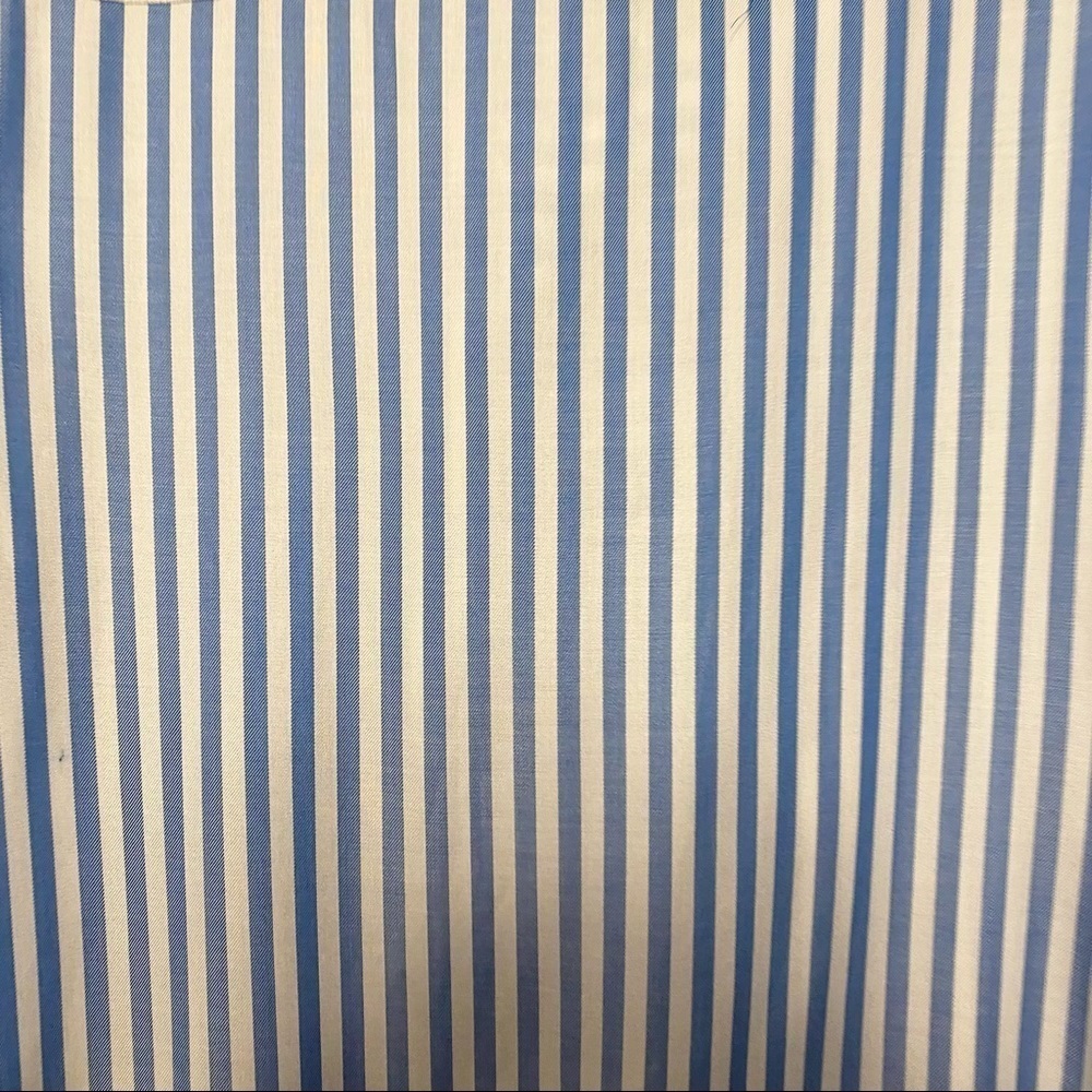 Ruby Rd. Women’s Blue & White Striped Blouse  Size M New With Tags - Picture 10 of 15